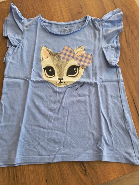Tricko s kratkym rukavom, h&m,140