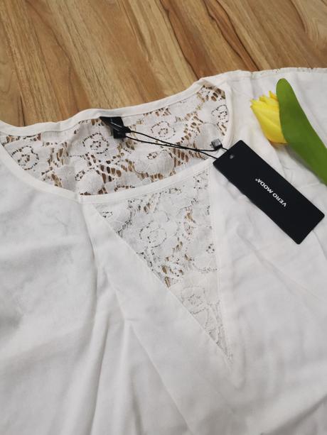 Damska tunika s čipkou vero moda, vero moda,m