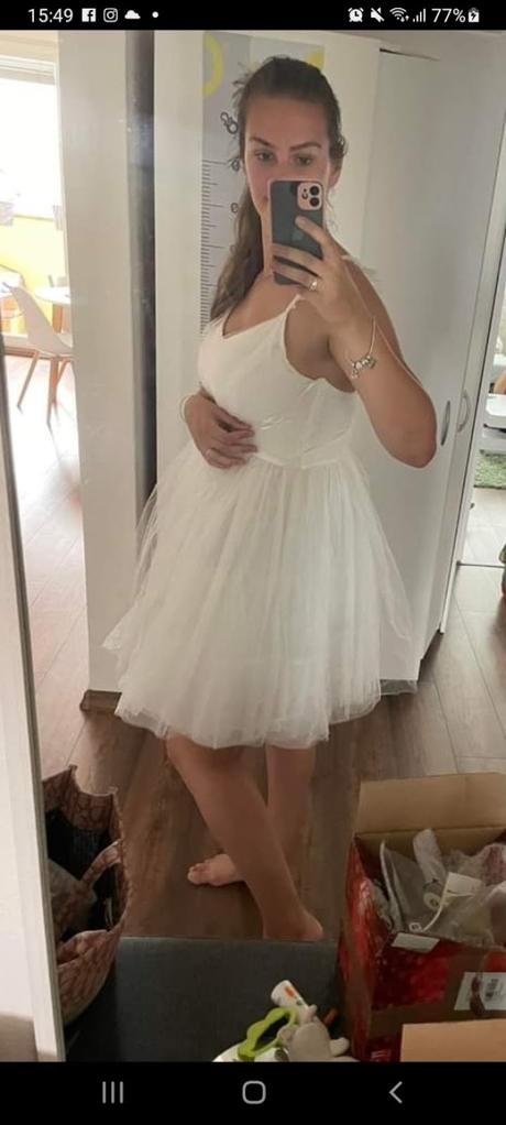 Svadobné šaty  nie tuctové, l