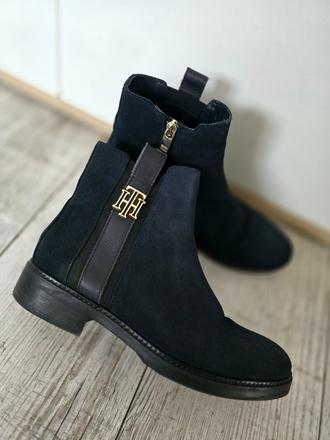 Tommy hilfiger kožené topanky, tommy hilfiger,39