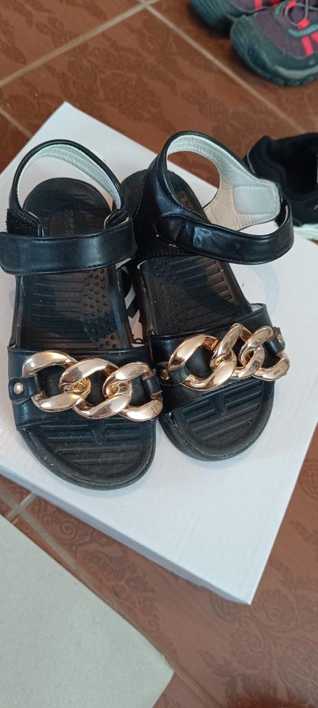 Čierne sandále 34, 34