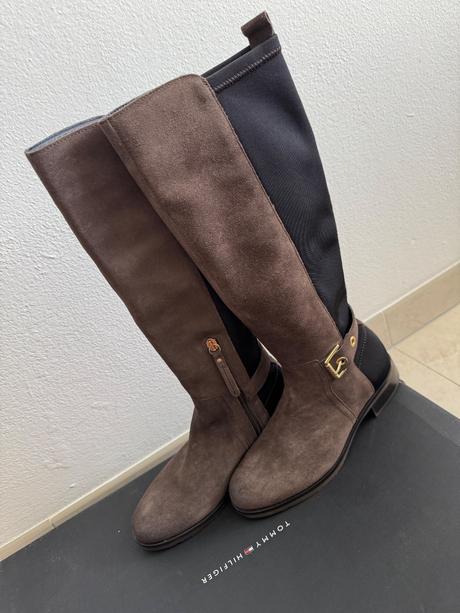 Cizmy th, tommy hilfiger,37