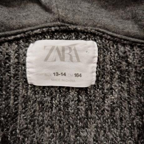 Perfektný chlapčenský sveter na zips zara, zara,164