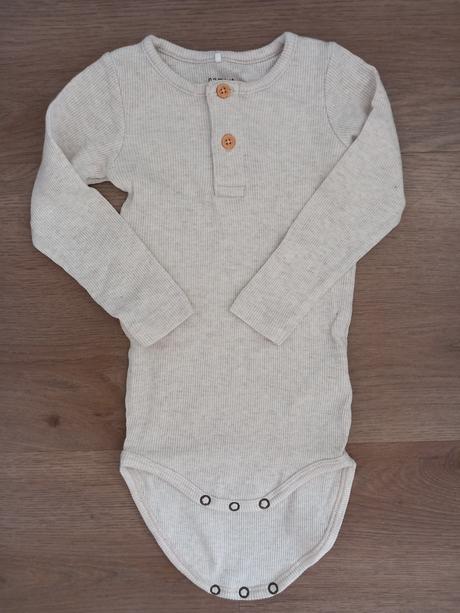 Béžové vrúbkované body, name it,80