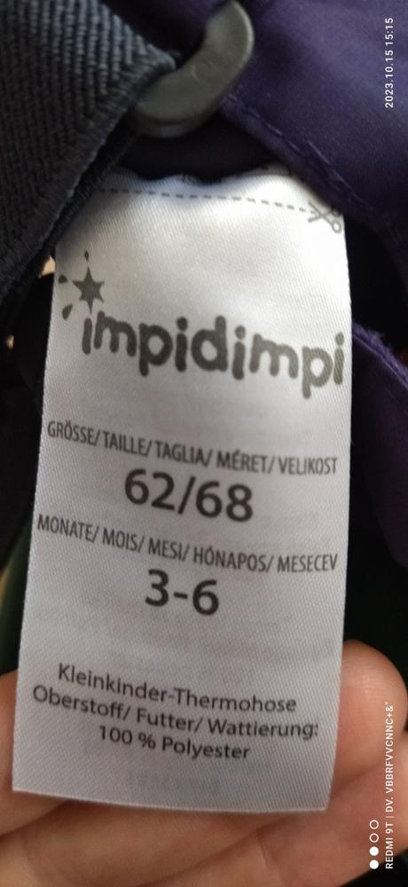 Lyžiarske nohavice, impidimpi,62