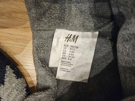 2x ciapka 110/128, h&m,122