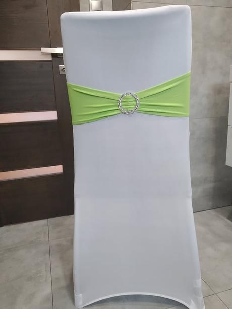 Spandexové a saténové stuhy na stoličky, 