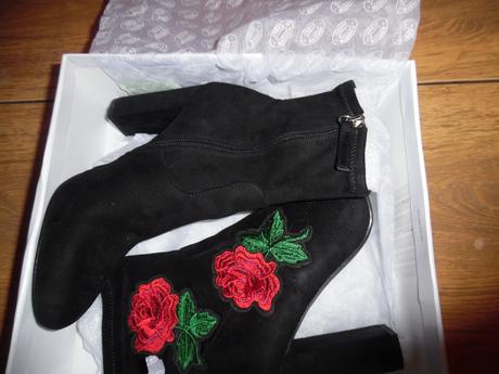 Kožené čižmy s výšivkou, steve madden,40