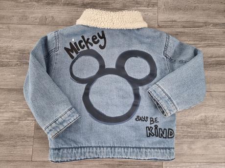 Rifľová bundička vyteplená, zara,98