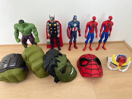 Superhrdinovia - hulk, spiderman, thor, captain am,