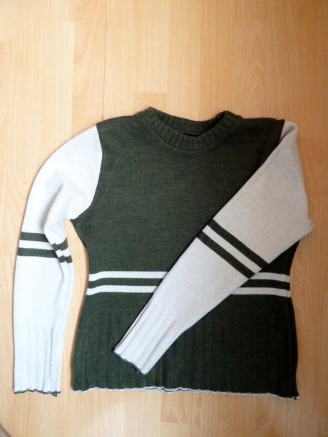 Vojensko zeleno bezovy pluover l, l