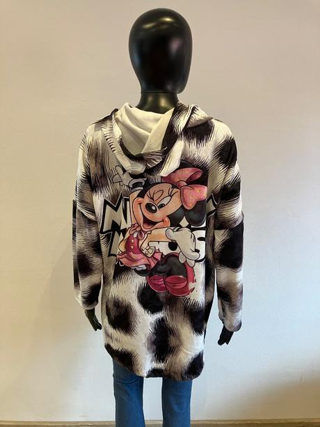 Dámska mikina s kapucňou minnie (uni), l / m / xl