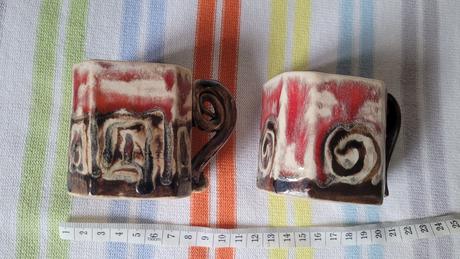 Hrnčeky z keramiky,