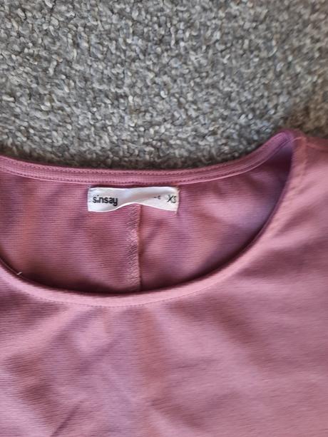 Ruzove saty, sinsay,xs