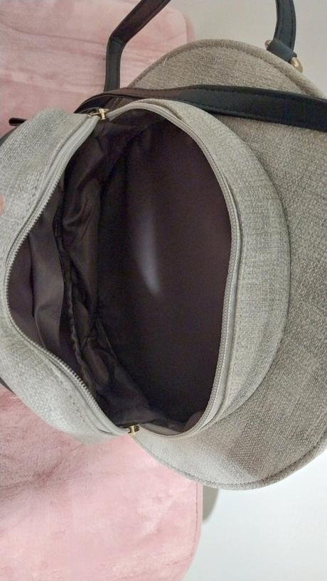 Šeda malá kabelky - malý batoh - 2v1, 