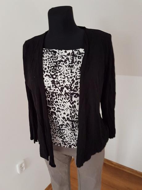 Leo tričko s cardiganom 38/40, marks & spencer,40