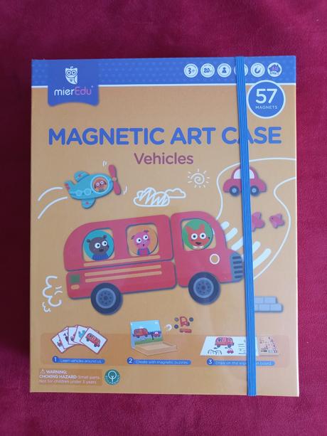 Mieredu magnetický kufrík - dopravné prostriedky, 