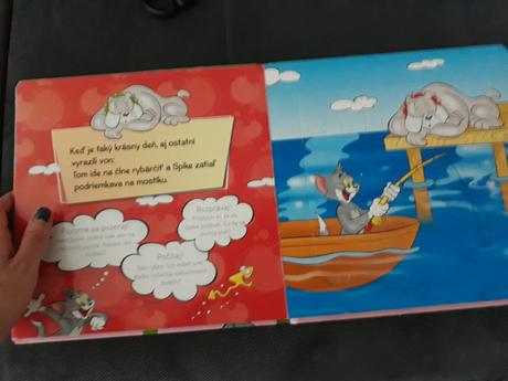 Puzzle kniha tom a jerry, 