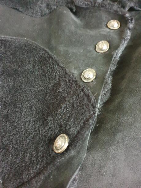 Kabát talianskej značky,  koža, s