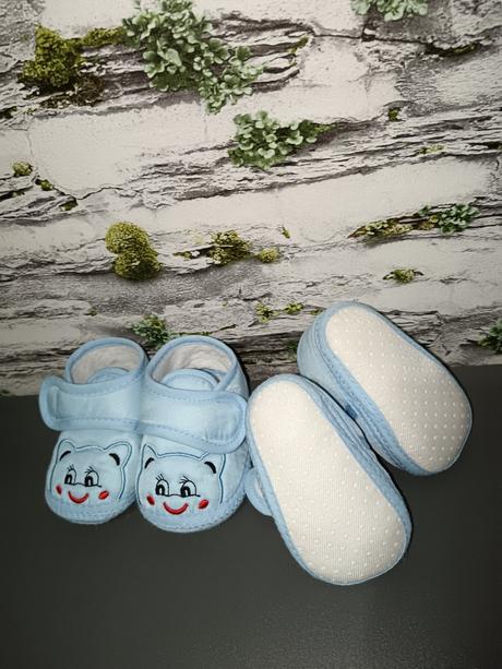 Dojčenské capačky modré, <17