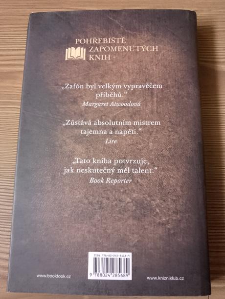Carlos ruiz zafón - město páry,