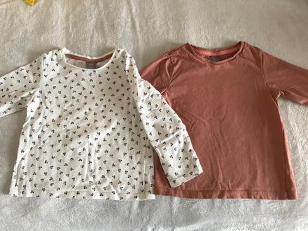 Tričká s dlhým rukávom 2x, pepco,104