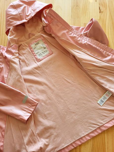 Nepremokavá bunda m&s 128 na 7-8 rokov, marks & spencer,128