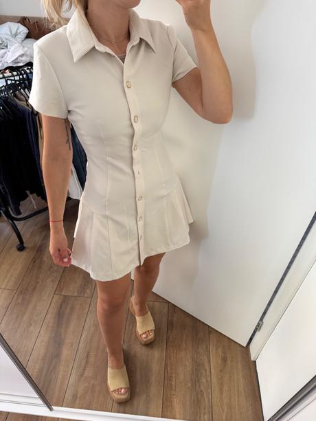 Zara šaty bežove, zara,xs