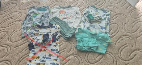 4x pyžamko, h&m,110