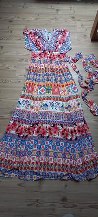 Letne saty, krasne, dlhe po zem, 38