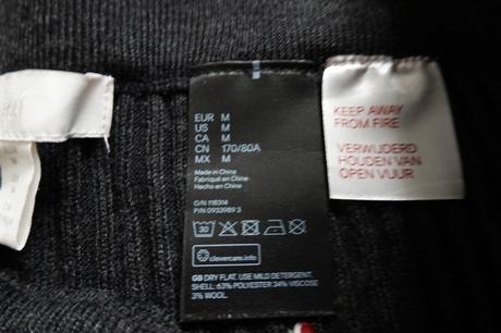 Mäkké vrúbkované úplet. nohavice h&m, h&m,m