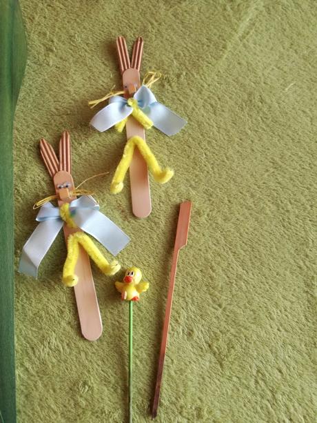 Drevené veľkonočné ozdoby,