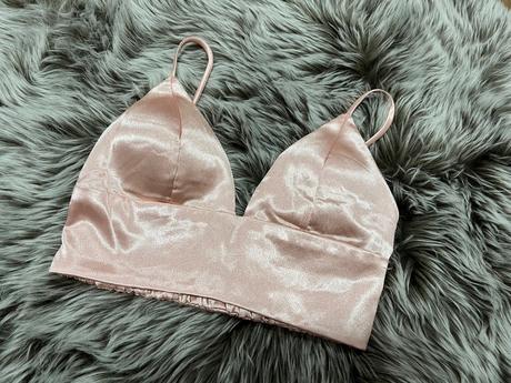 Rose gold crop top, s