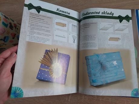 Kniha ozdobné balení dárku, 