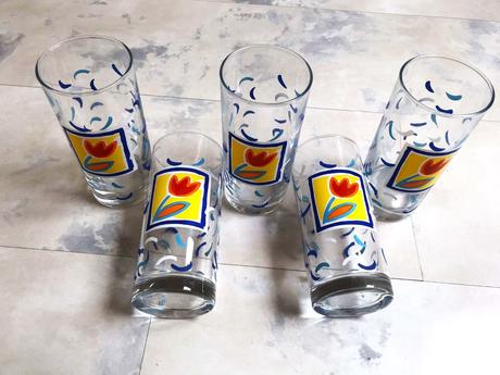 Maľovaný pohár luminarc, 