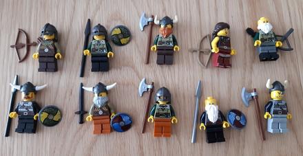 Predám lego mix nových figúrok vikingov,