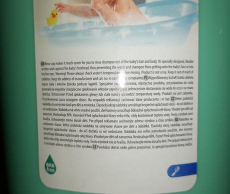 Nádobka na umývanie vlasov akuku mätová, 