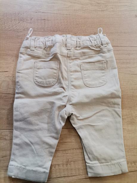 Dievčenské krémové rifle 68, baby club,68