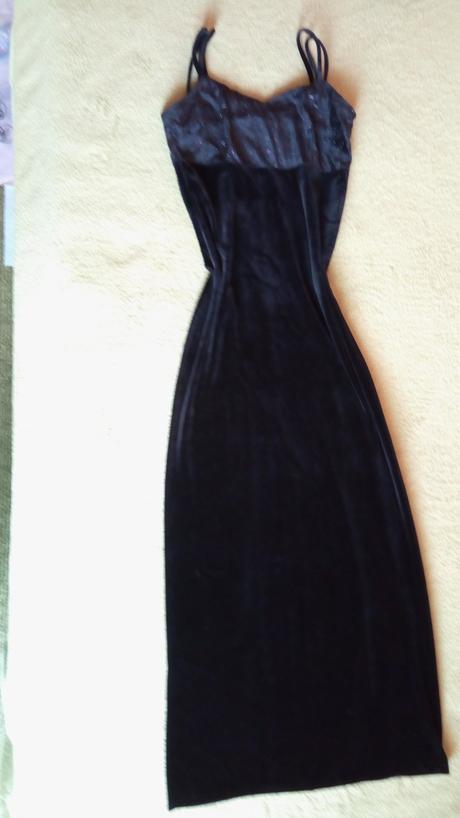 Dlhé čierne šaty gina bacconi, gina,s