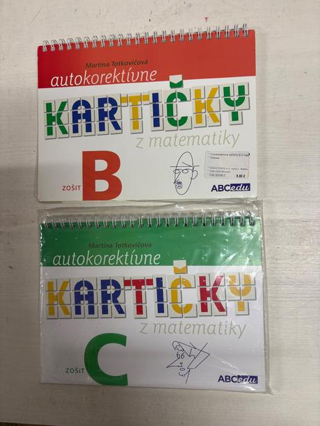 Autokorektívne kartičky matematika - b a c, 