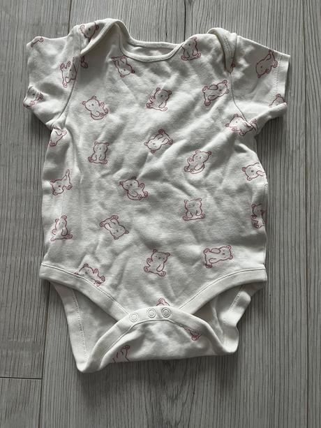 5 kusov body s macikmi (krátky rukáv), next,80