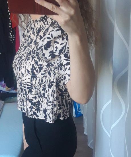 Crop blúzka, h&m,m