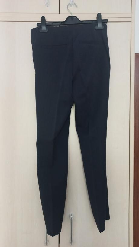 Elegantné nohavice xs, h&m - tmavomodré, h&m,xs