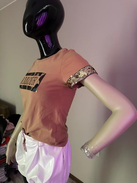 Tricko s flitrami, m