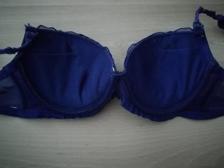 Fialova podprsenku s, m, push up, m