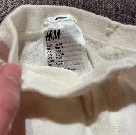 Kremove pancusky top stav, h&m,86