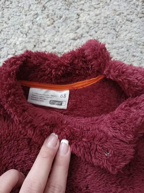 Bordová mikinka, ergee,68