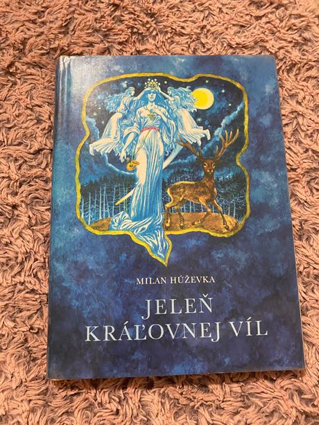 Stará krásna rozprávková kniha jeleň kráľovnej víl,