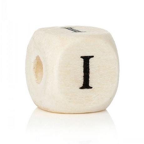 Písmenka drevené i,