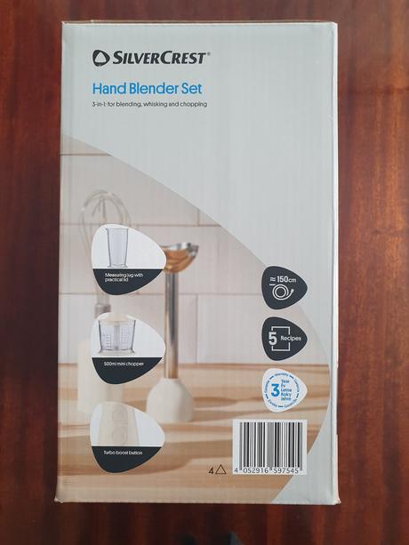 Ponorny mixer 3v1  600w, silver crest